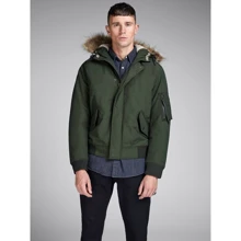 Куртка Jack & Jones 84924516 50 зеленая зимняя с капюшоном: Вид Куртки