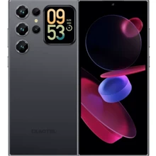 Смартфон Oukitel C62 4/128GB Black: Дисплей 6.88" IPS (1640x720) 260 ppi / Дополнительный (внешний) дисплей 1.81" TFT (284x240)
