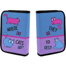Пенал твердый 1Вересня одинарный с двумя клапанами HP-04 Pink and Blue (533456): Год выпуска коллекции 2024