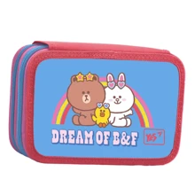Пенал твердый YES HP-01 двойной Line Friends (533386): Год выпуска коллекции 2023