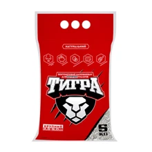 Наповнювач для котячого туалету Тигра бентонітовий максі 5 кг червоний (5202) ціна за 1шт. продажа блоком  4 шт: Вид Минеральный