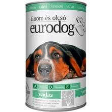 EuroDog Adult с олениной 415 г: Тип Консервы