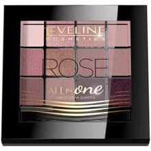 Eveline Cosmetics All In One № 2 Rose Тени для век 12 g: Вид Палетки теней