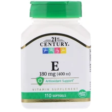 21st Century Vitamin E-400, 400 IU 110 Sgels: Тип Витамин E