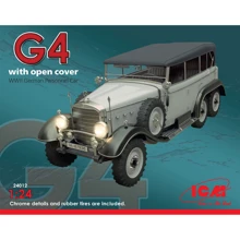 Mercedes G4 со съемным тентом Typ G4 with open cover, WWII German personnel car (ICM24012): Производитель ICM
