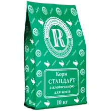 Сухой корм для котов Ройчер Стандарт c говядиной 10 кг: Тип Сухой корм
