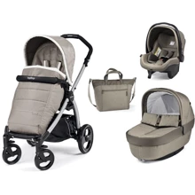 Коляска 3 в 1 кремовий Peg-Perego Book Plus Elite Cream (PACK03-00000000006): Тип коляски Универсальная коляска (3-в-1)
