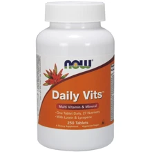 NOW Foods Daily Vits Tablets 250 tabs: Тип мультивітаміни
