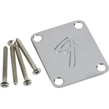 Пластина для крепления грифа Fender 4-Bolt Neck Plate Vintage-Style Chrome: Производитель Fender