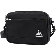 Мужская сумка через плечо Onepolar черная (W5677-black): Пол Мужской