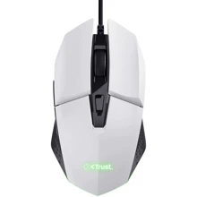 Мышь Trust GXT 109 Felox RGB White (25066): Интерфейс подключения USB
