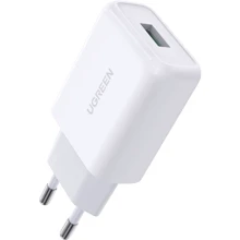Зарядний пристрій Ugreen Wall Charger USB CD122 18W White (10133): Особливості Быстрая зарядка