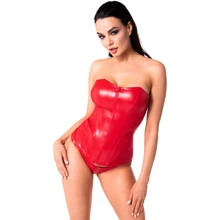 Корсет Noir Handmade F355 Red powerwetlook corset - XXL: Для кого Для женщин