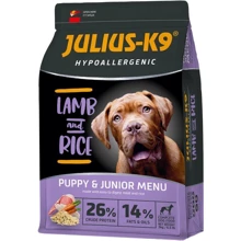 Сухой гипоаллергенный корм Julius-K9 LAMB and RICE Puppy & Junior Menu для щенков с бараниной и рисом 3 кг (5998274312743): Тип Сухой корм