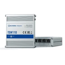 Сетевой коммутатор Teltonika TSW110 (TSW110000000): Порты только Gigabit Ethernet (10/100/1000)