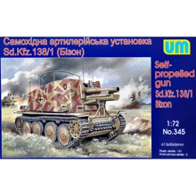 Модель Unimodels Самохідна артилерійська установка Sd. Kfz. 138/1 "Бізон" (UM345): Виробник UNIMODELS