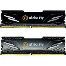 ATRIA 16 GB (2x8GB) DDR4 3200 MHz Fly Black (UAT43200CL18BK2/16) UA: Тип DDR4