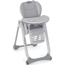 Стульчик для кормления Chicco Polly 2 start (Happy Silver) (79204.34): Тип Классический стульчик