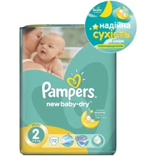 Подгузники Pampers New Baby Mini (3-6 кг) Эконом 72шт (4015400393818): Тип Подгузники