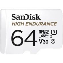 Карта памяти SanDisk 64GB microSDXC Class 10 UHS-I U3 V30 High Endurance + adapter (SDSQQNR-064G-GN6IA): Тип карты MicroSDXC