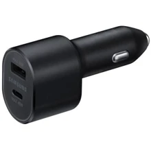 Зарядное устройство Samsung Car Charger USB+USB-C Super Fast 45W+15W Black with USB-C Cable (EP-L5300XBEGRU): Особенности Быстрая зарядка, USB-C