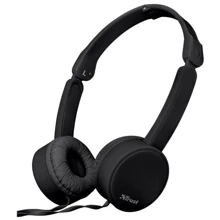 Наушники Trust Nano On-Ear Mic Black (23104): Тип конструкции накладные