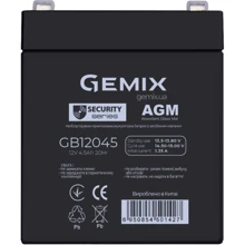 Gemix GB 12В 4.5 Ач (GB12045): Тип Аккумулятор