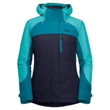 Куртка Jack Wolfskin 3 в 1 Whitney Peal 3IN1 W 1113611-1911 40 темно-синя зимова з капюшоном: Сезон зима