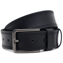 Чоловічий ремінь Borsa Leather чорний (125vfx83-black): Стать Мужской