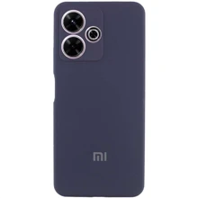 Чохол для телефона Lakshmi Premium Silicone Case з Logo Full Camera Midnight Blue для Xiaomi Redmi 13 4G / Poco M6 4G: Сумісність Xiaomi Redmi 13 4G / Poco M6 4G