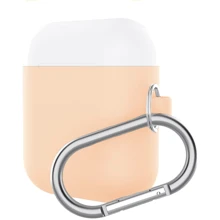 Чехол для наушников TPU Case with Belt Pink/White for Apple AirPods: undefined undefined
