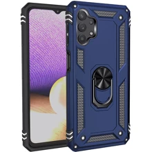 Чехол для телефонов Mobile Case Shockproof Serge Magnetic Ring Navy Blue for Samsung A725 Galaxy A72 / A726 Galaxy A72 5G: Совместимость Samsung A725 Galaxy A72 / A726 Galaxy A72 5G