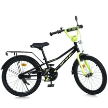 Детский велосипед PROF1 20" PRIME SKD75 черно-салатовый (MB 20015-1): Тип 2х колесный велосипед