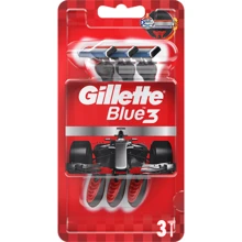 Gillette Blue3 Станки для бритья одноразовые 3 шт. Red: Вид Бритвенные станки