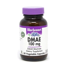 Bluebonnet DMAE 100 mg Диметиламиноэтанол 50 вегакапсул: Форма выпуска Капсулы