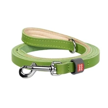Поводок Waudog Classic для котов и мелких собак кожаный салатовый XXS-XS 12 мм/122 см (60325): Производитель WAUDOG
