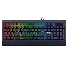 Клавиатура ERGO KB-640 ENG/RUS/UKR Black: Подключение проводное