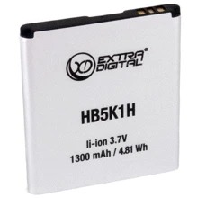 Аккумулятор ExtraDigital 1300mAh for Huawei HB5K1H: Производитель ExtraDigital