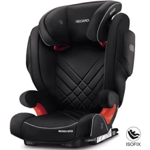 Автокресло RECARO Monza Nova 2 Seatfix Performance Black: Группа 15-36 кг (группа 2-3)