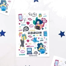 Наклейки POOF POOF Blogger (S - SN/10210 - st Blogger): Производитель POOF POOF