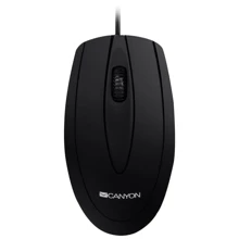 Мишка Canyon CNE-CMS1 Black: інтерфейс підключення USB