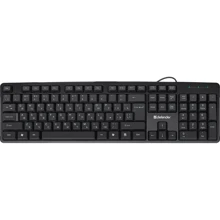 Клавиатура Defender Next HB-440 Black (45440): Подключение проводное