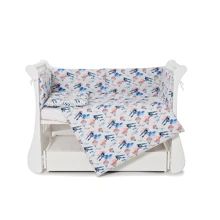 Бампер Twins Comfort line Самолетики голубой (2054-С-056): Производитель Twins