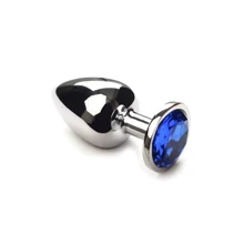 Анальная пробка, Silver Sapphire, L: Для кого Унисекс