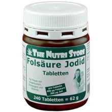 Greendar Folic Acid + Iodine, 400 mg/200 mg, 240 Tablets (ФР-00000079): Тип Витамин B