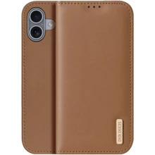 Чехол для iPhone Dux Ducis Hivo Brown for iPhone 16: Цвет коричневый