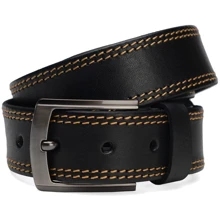Чоловічий ремінь Borsa Leather чорний (v1gench4): Стать Чоловік