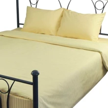 Комплект постельного белья Руно евро "Beige" сатин страйп (845.50ДУ_Beige): Материал сатин