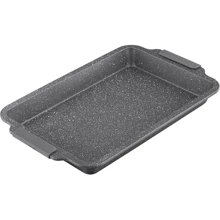 Форма для выпечки Vinzer с силиконовыми ручками 46x29.5x4.8 см 89490: Крышка Нет