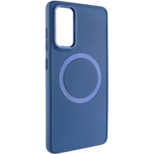 Чохол для телефона TPU Case Bonbon Metal Style with MagSafe Denim Blue для Samsung A556 Galaxy A55: Сумісність Samsung A556 Galaxy A55
